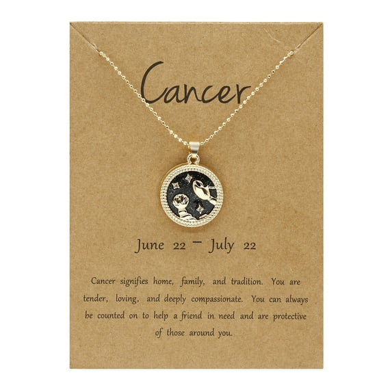 Valentines Day Gifts for Her Necklaces Pendants for Women Womens Sweater Chain Day Night Twelve Constellation Couple NeckGifts Clearance Birthday Gifts for Women