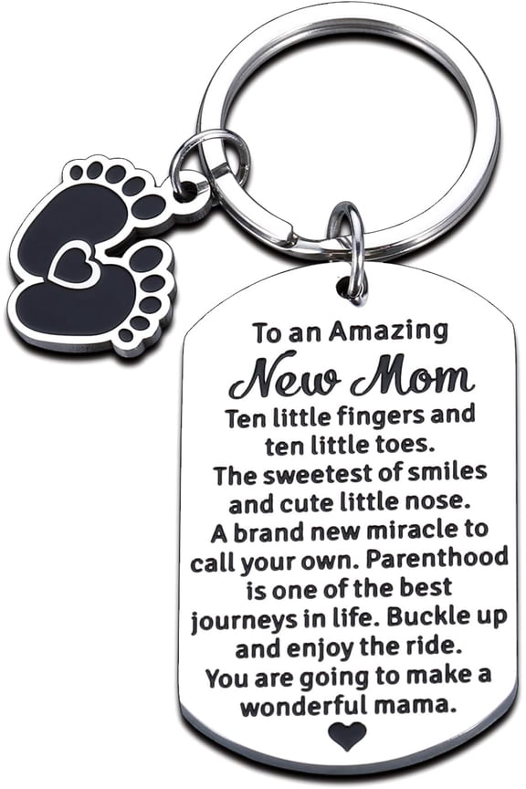 Valentines Day Gifts for New Mom Pregnancy Announcement Keychain for New Mom Pregnant Wife Gifts for Women First Time Mom Soon to be Mommy Gift for Best Moms Gender Reveal Gift
