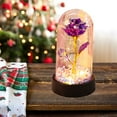 thumbnail image 1 of Valentines Day Gifts Rose Gifts for Women Galaxy Glass Rose Light up Roses in Glass Dome Colorful Crystal Flower Birthday Xmas Gifts for Women Her Wife Grandma Valentine's Day Mother's Day, 1 of 6