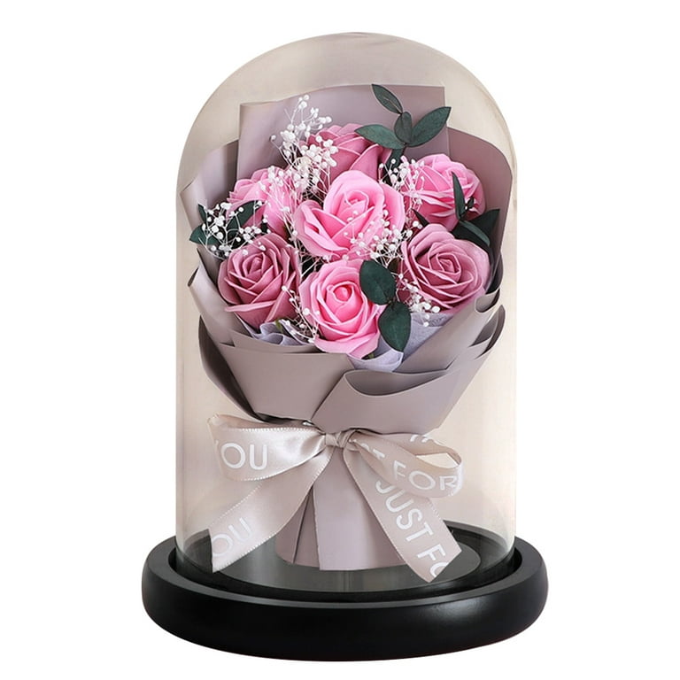 Valentines Day Gifts for Her, Beauty and The Beast , Flower Rose