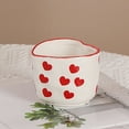 thumbnail image 1 of Valentines Day Gifts for Her Heart Shaped Ceramic Coffee Mug Lovely Ceramic Coffee Mug for Home and Office, 1 of 8