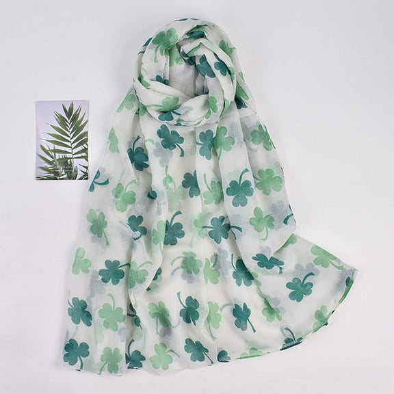 Valentines Day Gifts for Her/Him Four Print Scarf For Women St Day Womens Shawl Scarf Lightweight Scarves Soft Wrap For Fall Winter