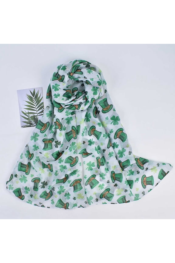 Valentines Day Gifts for Her/Him Four Print Scarf For Women St Day Womens Shawl Scarf Lightweight Scarves Soft Wrap For Fall Winter