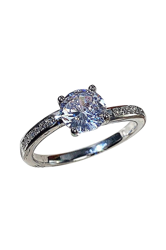 Valentines Day Gifts for Her Rings for Women Womens Diamond Sparkling Zirconia Jewelry Engaged Ring Ring Gifts Clearance Birthday Gifts for Women