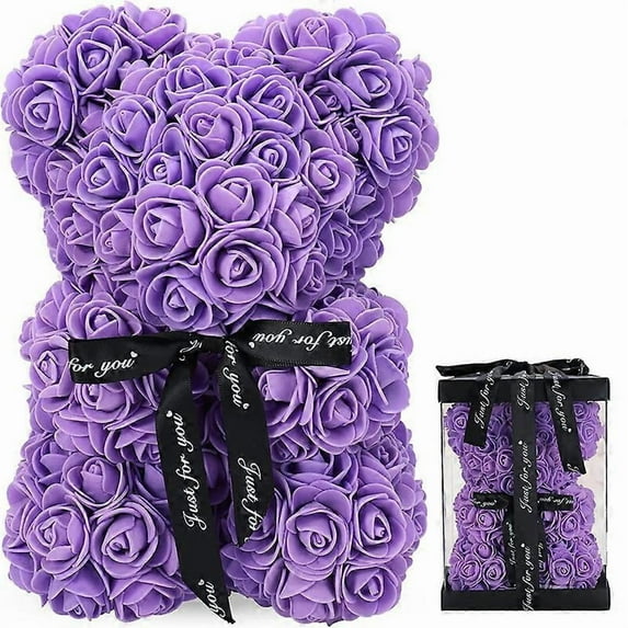 Valentines Day Gifts for Her, Rose Bear Rose Teddy Bear