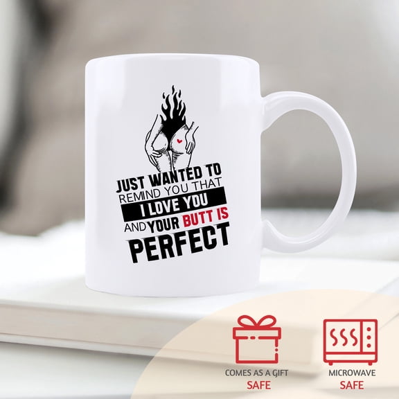 Funnil Anniversary Gifts for Him/Her,Ceramic Mugs Gift for Lovers, Mother's Day Coffee Cups White