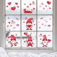 thumbnail image 1 of Valentines Day Gnome Heart Window Stickers - Reusable Decorative Clings for Windows, Refrigerators, Glass Doors, Festive Love-Themed Accents to Brighten Your Home, 11.8*7.8in, A, 1 of 7