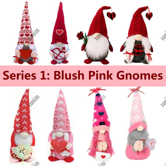 Valentines Day Gnomes Decorations for Home, Cute Plush Gnome Valentines Day Gift for Her, Women & Girlfriend, Valentines Day Decor Xuniizn