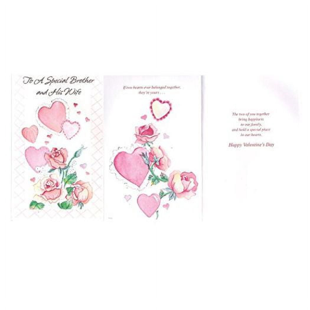 Valentines Day Greeting Card - To A Special Brother And His Wife Wife ...