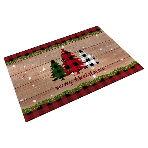 Valentines Day Heart Doormat Non Slip Rubber Welcome Mat for Indoor Outdoor Use Low Profile Floor Entrance Decor Love Decorative Washable Winter Holiday Gift