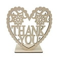 thumbnail image 1 of Valentines Day Heart Shaped Ornaments Wooden Signs Valentines Day Party Supplies for Home Decor Wall Decor Table Centerpiece Romantic Gift for Husband Wife Couples Anniversary Wedding, 1 of 6
