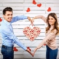 thumbnail image 1 of Valentines Day Home Decorations Indoor Paper Material Heart Hanging Decorations Wall Valentines Decorations, 1 of 9