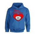 thumbnail image 1 of Valentines Day Hoodie for Men Women Funny Heart Valentine 2021 Sweater Graphic Hooded Sweatshirt Unisex, 1 of 5
