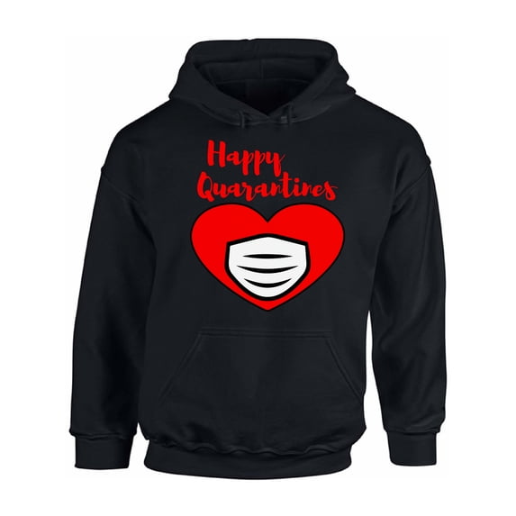 Valentines Day Hoodie for Men Women Funny Heart Valentine 2021 Sweater Graphic Hooded Sweatshirt Unisex