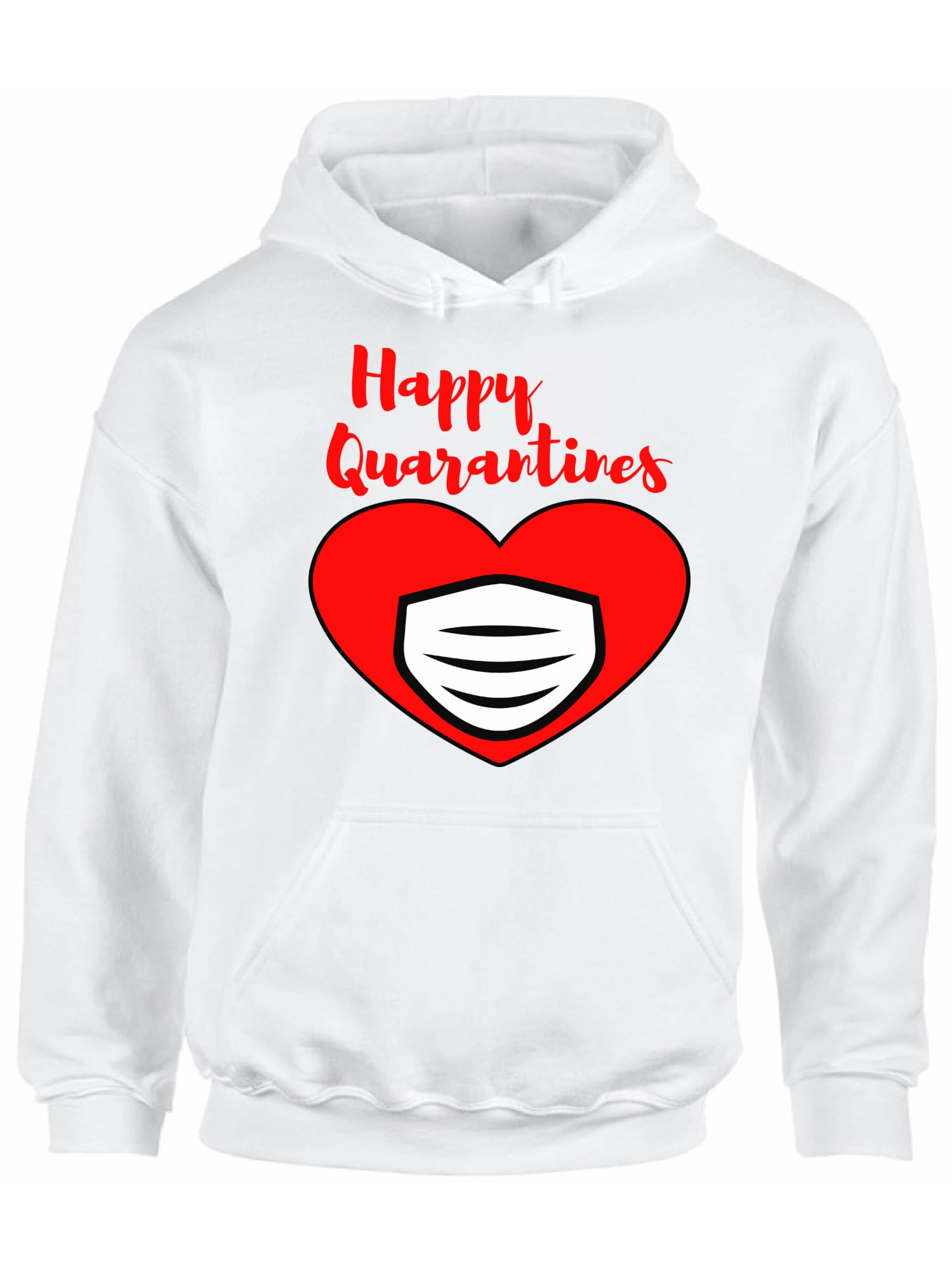 Valentines Day Hoodie for Men Women Funny Heart Valentine 2021 Sweater Graphic Hooded Sweatshirt Unisex
