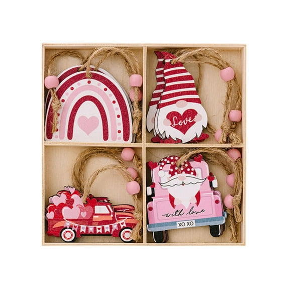 Valentines Day Love Heart Hanging Decoration for Door Wall Window Party Wedding Anniversary Christmas Valentines Theme Festive Ornament Romantic Home Decor Welcome Sign