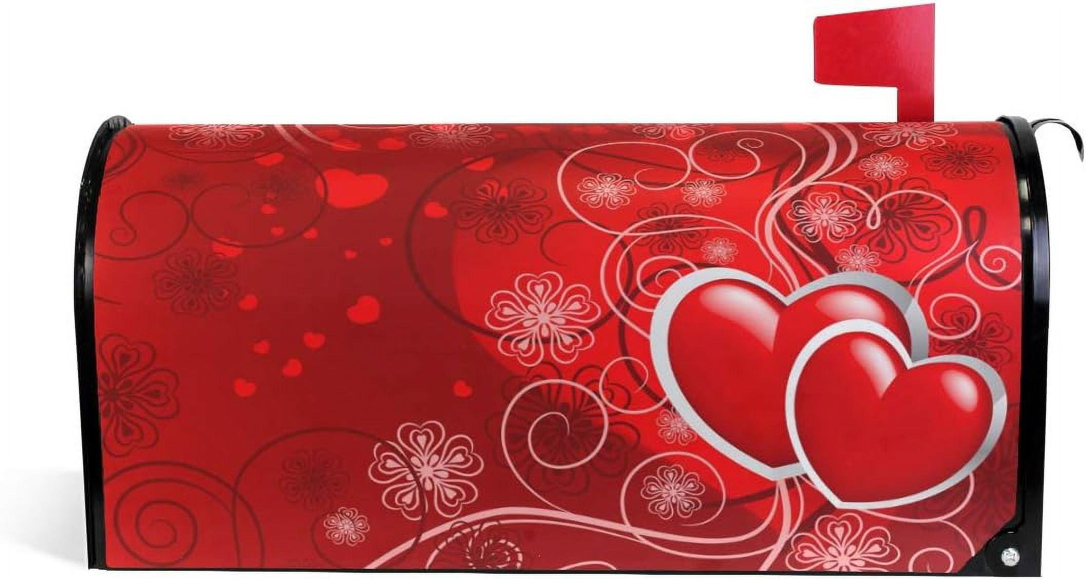 Valentines Day Magnetic Mailbox Cover Oversized-25.5" x20.8"