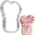 thumbnail image 1 of Valentines Day Mason Jar Cookie Cutter 4 Inch Made in USA by WONDERTORY, 1 of 8