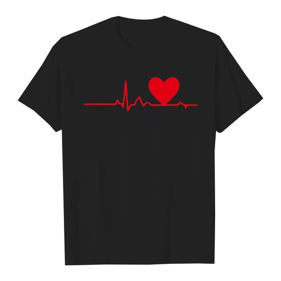 Valentines Day Matching Couples Shirts His and Hers Interactive Tees for Couples and Anniversaries with Funny Designs,Black,XL