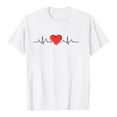 thumbnail image 1 of Valentines Day Matching Couples Shirts His and Hers Interactive Tees for Couples and Anniversaries with Funny Designs,White,XL, 1 of 4