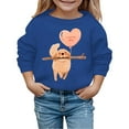 thumbnail image 1 of Valentines Day Outfit Boy Crew Neck Sweatshirt Lover Heart Letter Print Long Sleeve Pullover Boy Clothes for Kids 4-5 Years, 1 of 4