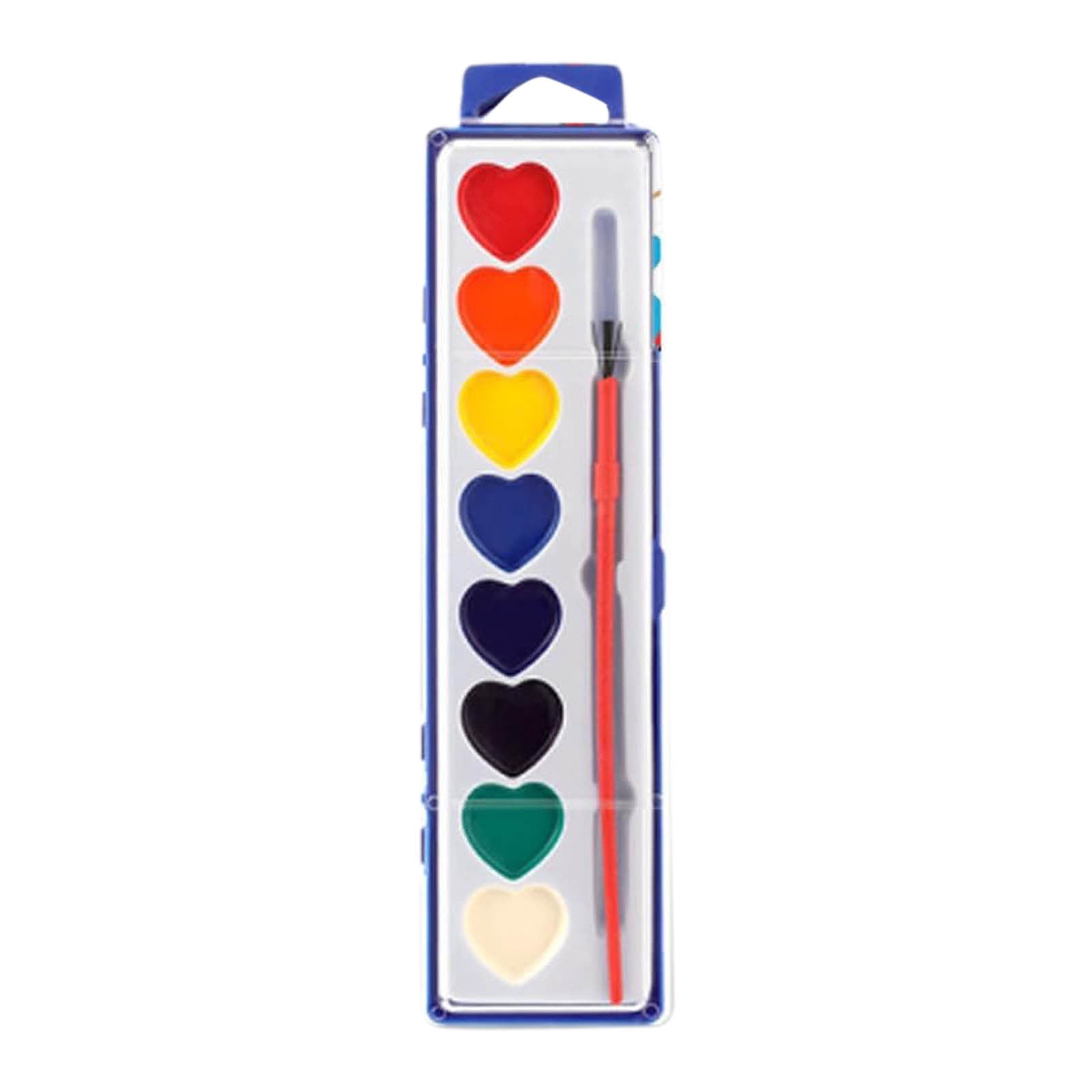 Valentines Day Painting Kit Heart Shaped Watercolor Paint Set Washable Water Color Paints With Paintbrush Watercolor Painting Book Art Supplies For Valentine Birthday 10ml Double Line Outline Pens