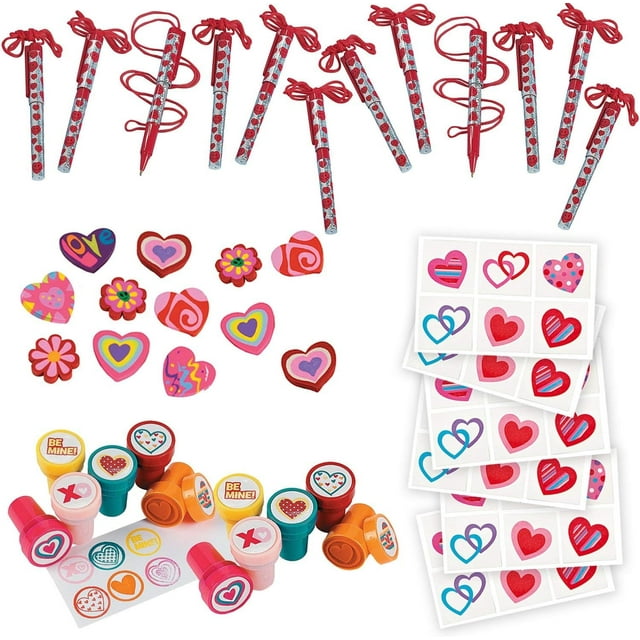Valentines Day Party Favors & Supplies Gifts for Kids, Teachers, and