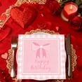 thumbnail image 1 of Valentines Day Party Supplies 24pc Set - Disposable Paper Plates, Cups & Napkins with Hearts Design, Pink Tableware Set for Valentine Party Decor & Dinner, No Cleanup, 1 of 5