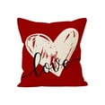 thumbnail image 1 of Valentines Day Pillow Cover Set for Sofa and Home Decor Made from Soft Washable Polyester Fabric Decorative Cushion Case with Hidden Zipper for Seasonal Refresh and Romantic Atmosphere Creation, 1 of 8