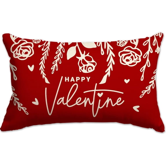Valentines Day Pillow Covers 12x20 Be Mine for Birthday Gifts Truck Throw Pillow Cover Decorations Farmhouse Outdoor for Home Decor
