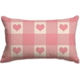 thumbnail image 1 of Valentines Day Pillow Covers 12x20 Birthday Gifts Heart Pattern Throw Pillow Cover Decorations for SofaHome Decor, 1 of 5