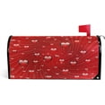 thumbnail image 1 of Valentines Day Red Shiny Hearts Magnetic Mailbox Cover MailWraps Garden Yard Home Decor for Outside Oversized-25.5" x20.8", 1 of 5