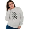 thumbnail image 1 of Valentines Day Romance Love In Air Women Plus Size Crewneck Sweatshirt Brisco Brands 2X, 1 of 3