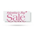 thumbnail image 1 of Valentines Day Sale Vinyl Decal 2 Pack of 24 Inch x 9 Inch Weatherproof Heavy-Duty Adhesive Backing | Seasonal Promotions, Gift Ideas, Retail Discounts | Made in USA, 1 of 6