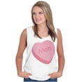 thumbnail image 1 of Valentines Day Sarcastic Candy Heart Tank Top Tee Shirt Women Brisco Brands S, 1 of 6