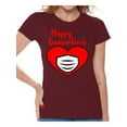 thumbnail image 1 of Valentines Day Shirt for Women Funny Heart Valentine 2021 Women Tees Sarcasm Humour Graphic T-Shirt Gifts for Her, 1 of 4