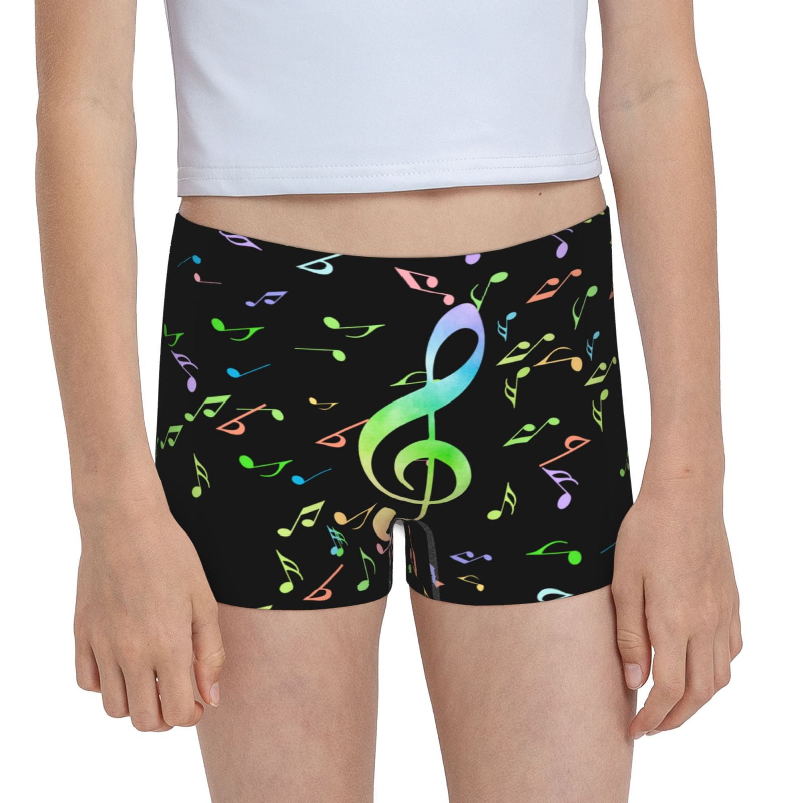 Easygdp Music Notes Girls Hipster Cotton Underwear Little Girls