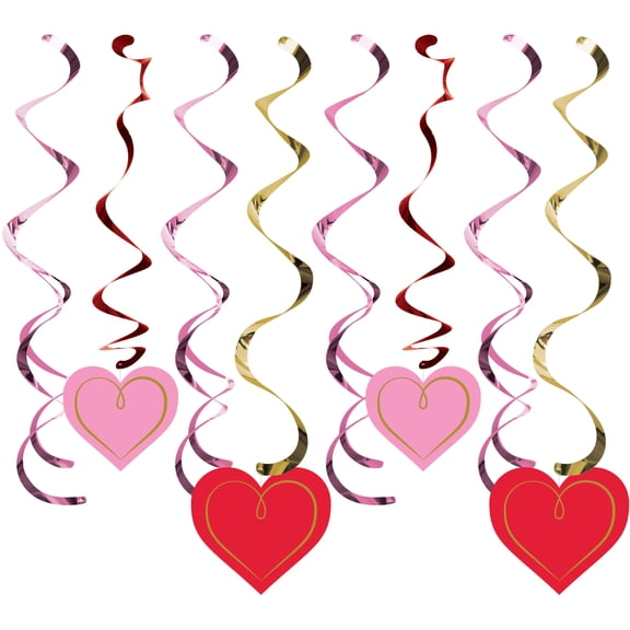 Valentines Day Split Dizzy Danglers