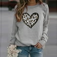 thumbnail image 1 of Valentines Day Sweatshirt for Women, Printed Sweatshirts Women, Crew Neck Long Sleeve Sweatshirt Ladies Casual Valentine's Day Printed Long Sleeved Round Neck Top, 1 of 8