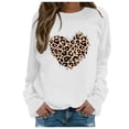 thumbnail image 1 of Valentines Day Sweatshirts for Women Lover Heart Graphic Printed Casual O Neck Long Sleeve Shirts Valentine Gift Relaxed Fit Tops Outfits, 1 of 4