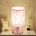 thumbnail image 1 of Valentines Day Table Lamp,Warm Glow Ambiance Night Light Three-Level Lighting Intensity 16 Color Light Modes Remote Control Operation for Bedroom Desks and Nightstands Valentine's Day Gift, 1 of 8