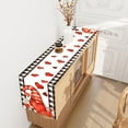 thumbnail image 1 of Valentines Day Table Runner, Anniversary Table Runner, Wedding and Holiday Linen Table Runner, Durable Polyester Fabric, Machine Washable, Indoor Outdoor Party Decoration, 71x11.8 Inches, 1 of 7