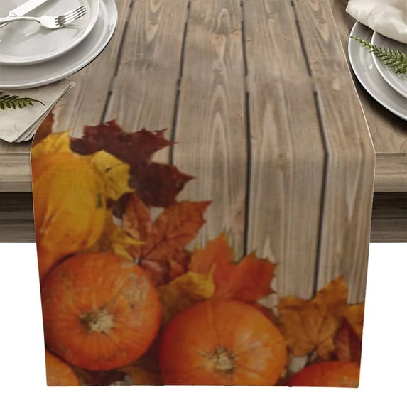 Valentines Day Table Runner Love Heart Seasonal Farmhouse Red Indoor Outdoor Kitchen Dining Table rations for Home Party