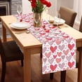 thumbnail image 1 of Valentines Day Table Runners 72 inches Long, Heart Floral Linens Holiday Table Runne for Wedding Dinning Tables Parties Home Decor Table Decorations The Holiday, 1 of 6