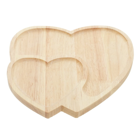 Valentines Day Table Tray Wooden Dinner Trays Decor Heart Mother Khaki