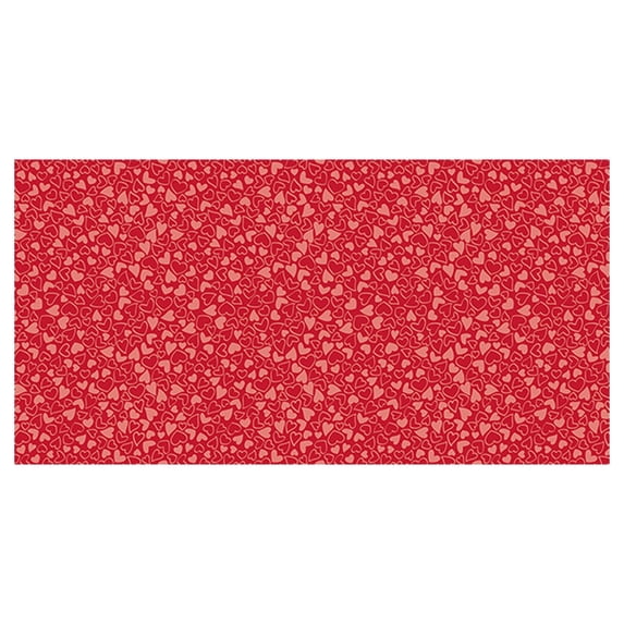 Valentines Day Tablecloths for Valentines Day Decor,54"x108" Disposable Plastic Tablecloths,Rectangle Heart Table Cover for Party Decorations Mothers Day Anniversary Birthday,Valentine Tablecloth,1PC