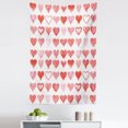 thumbnail image 1 of Valentines Day Tapestry, Heart of Love and Romance Hand Drawn Style Romantic Art, Fabric Wall Hanging Decor for Bedroom Living Room Dorm, 5 Sizes, Vermilion Pink White, by Ambesonne, 1 of 1
