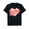 thumbnail image 1 of Valentines Day Teacher Teaching Sweethearts Retro Men T-Shirt, 1 of 5