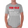 thumbnail image 1 of Valentines Day Tee for Men Anti Valentine T-Shirt for Singles Novelty Graphic Sleep Shirt for Him Funny Saying Top, 1 of 4