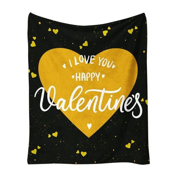 Valentines Day Throw Blanket - Soft and Warm Sherpa Heart Blanket Valentines Day Decor Gifts for Her Valentine's Day Love Home Blanket Office Sofa Conditioning Cover Blanket